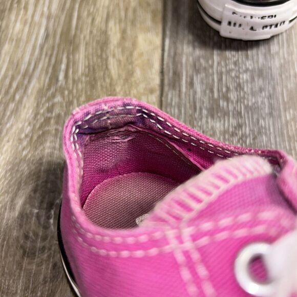 Juniors Youth US Size 1 Converse Double Tongue 652583F Pink Sneaker Shoes - Picture 9 of 13